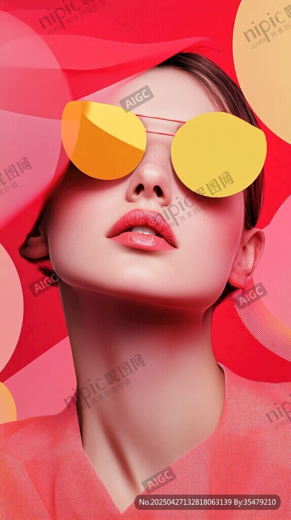 時(shí)尚個(gè)性的墨鏡美女