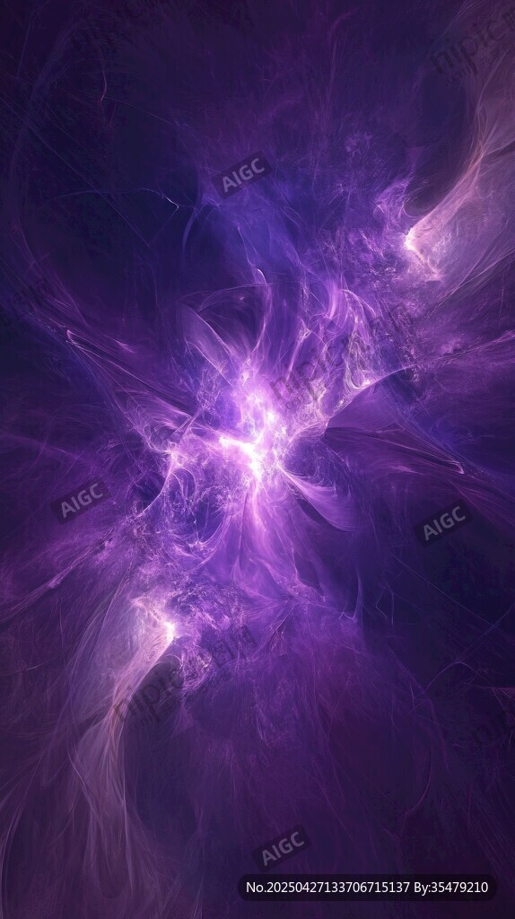 夢幻紫色宇宙能量爆發