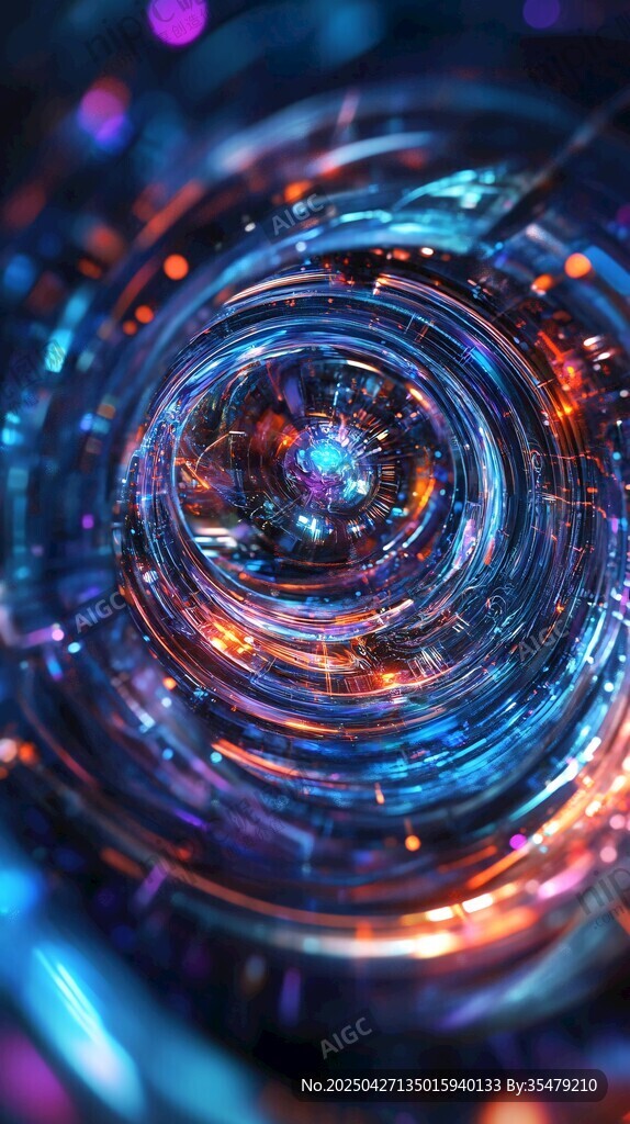 炫彩科技漩渦奇幻視覺