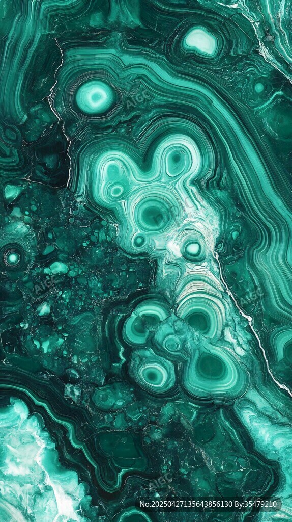 翠綠瑪瑙紋理奇幻圖案