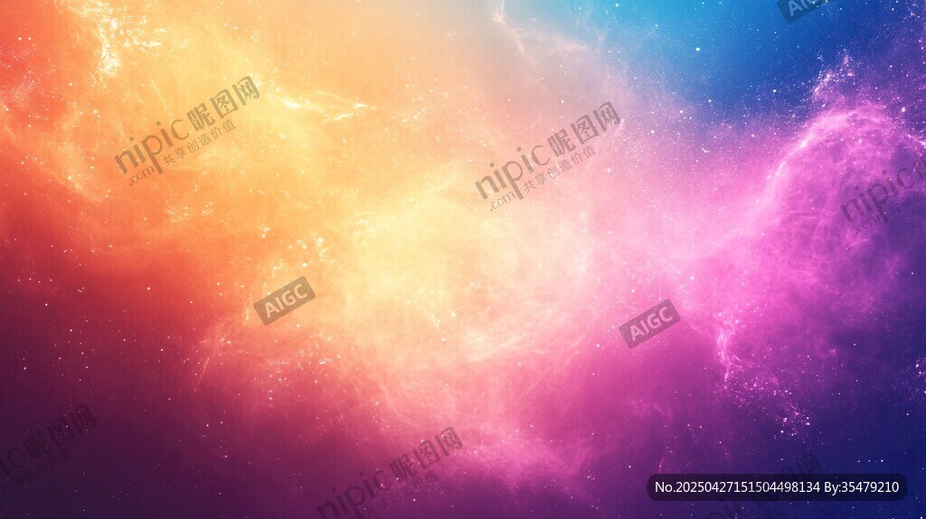 夢(mèng)幻絢麗的宇宙星云背景