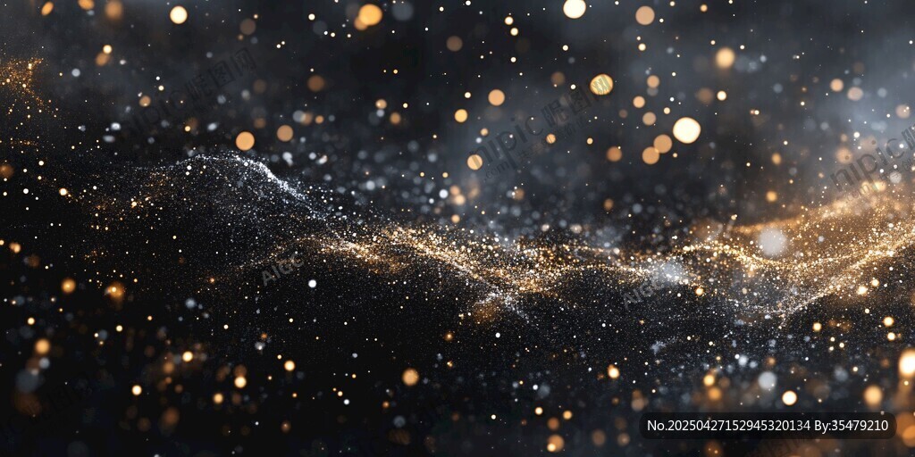 夢幻粒子星空背景特效
