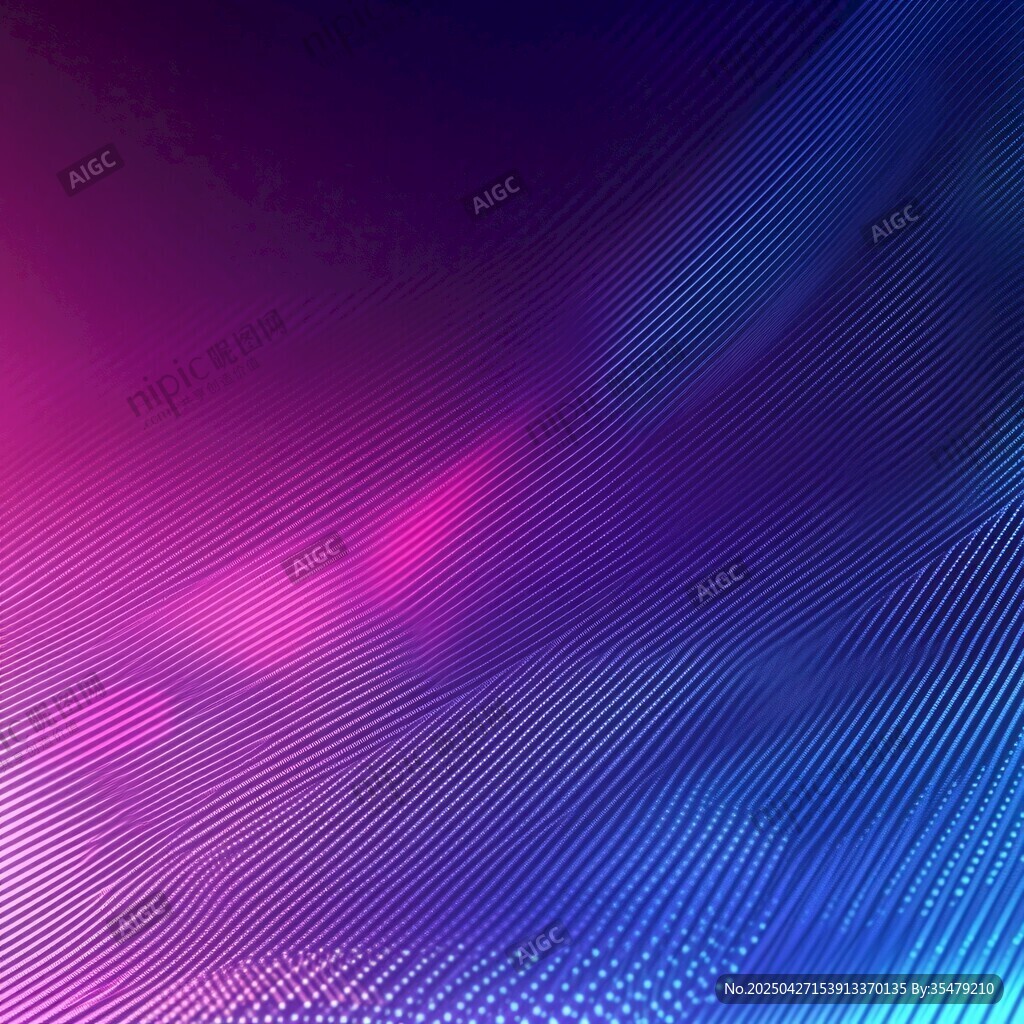 炫彩漸變科技感線條背景圖