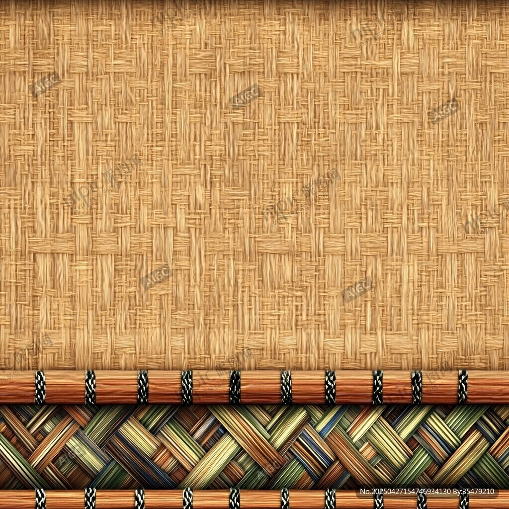 麻布竹編紋理背景圖案