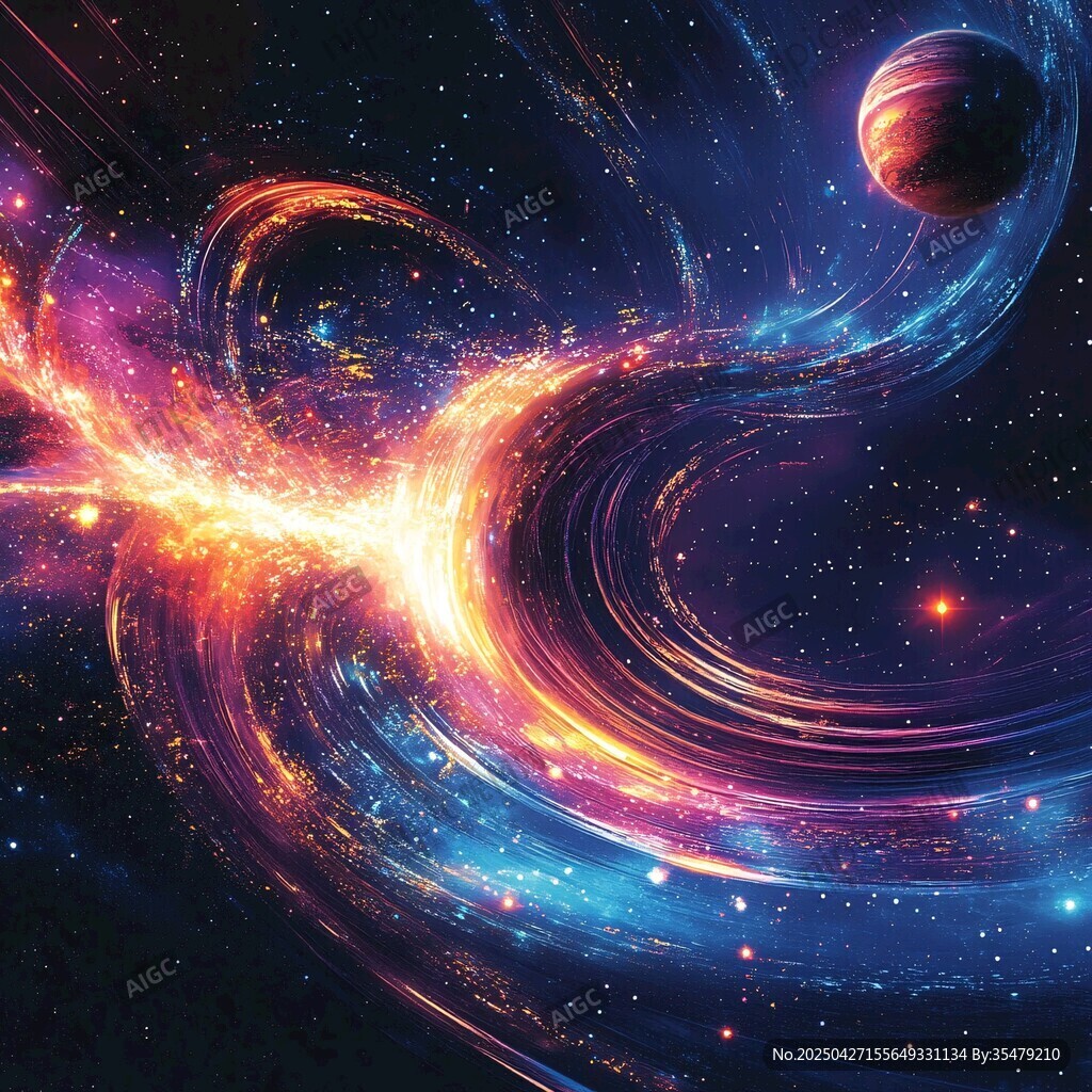 夢幻星際漩渦與神秘星球