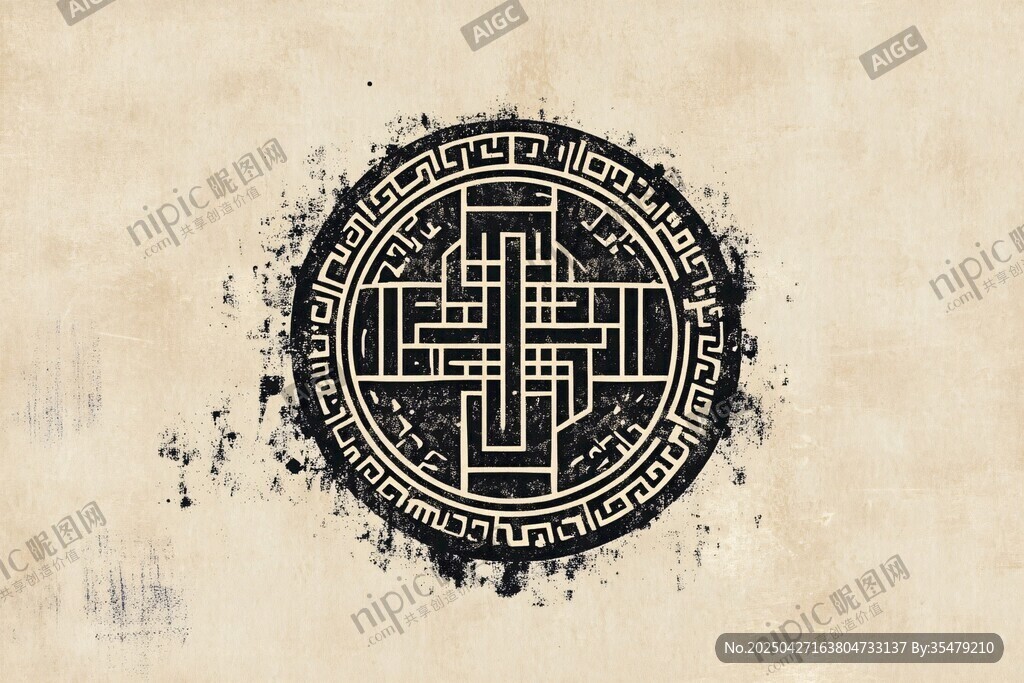 神秘古老圖騰圖案設(shè)計(jì)
