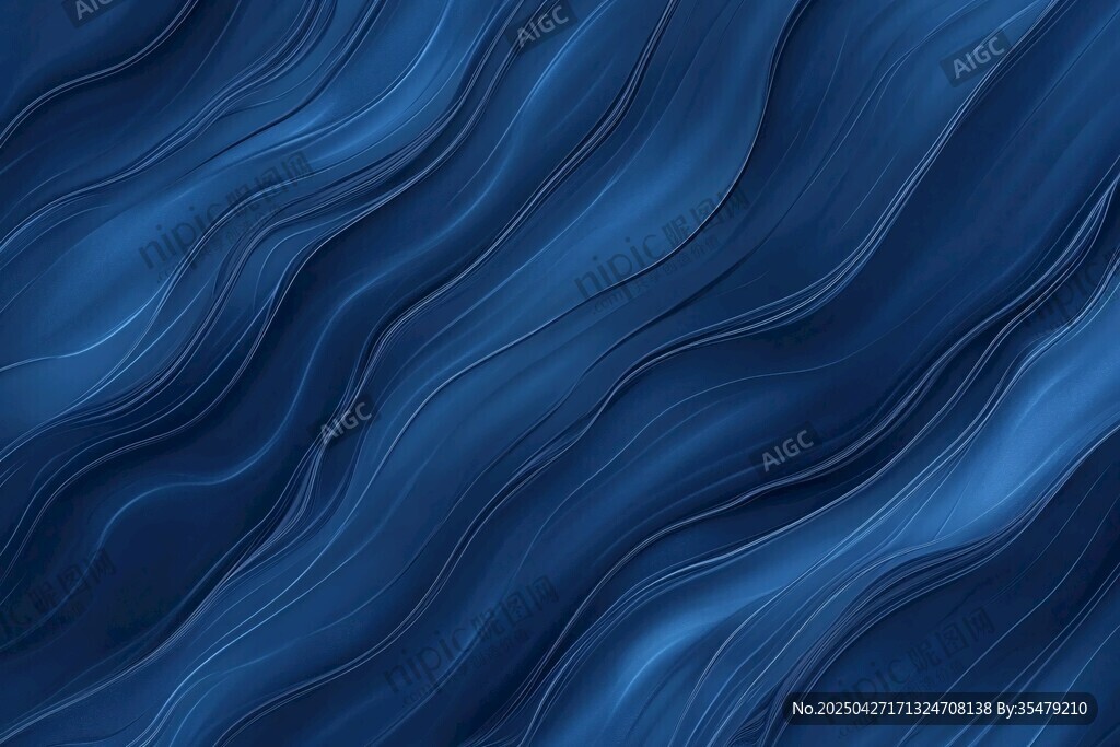 藍色動感波浪紋理背景