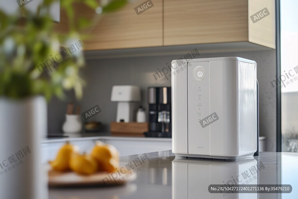 現(xiàn)代廚房中的白色家電設(shè)備