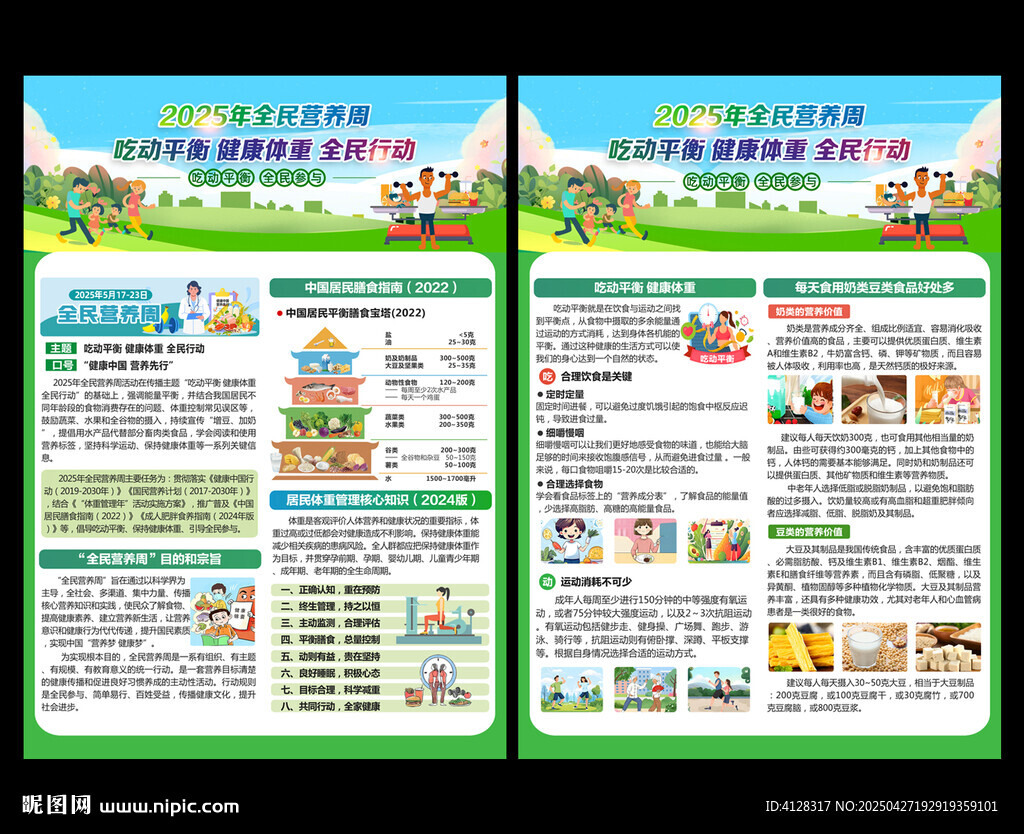 全民營(yíng)養(yǎng)周宣傳單