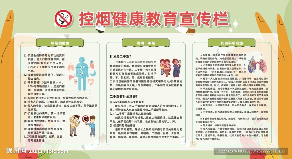 禁煙控煙宣傳欄