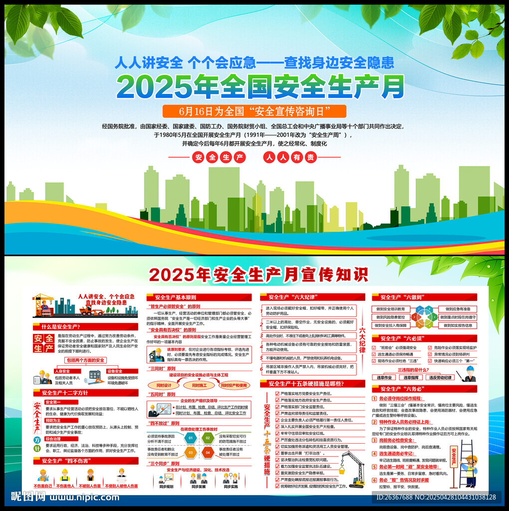 2025年安全生產(chǎn)月宣傳欄