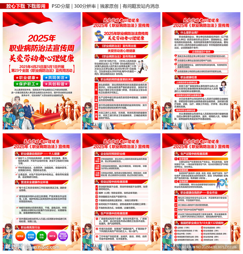 職業病展板