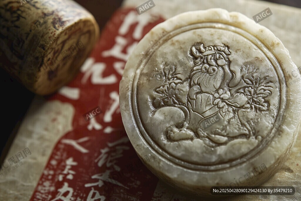 玉雕神獸印