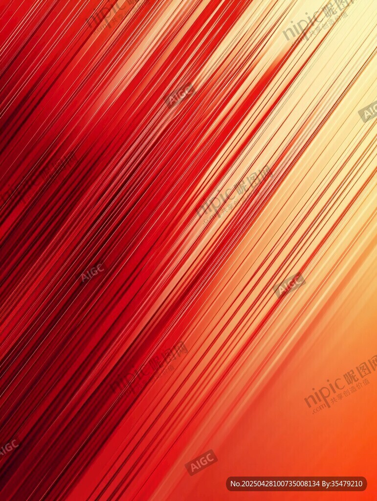 紅色動感斜線條紋背景圖