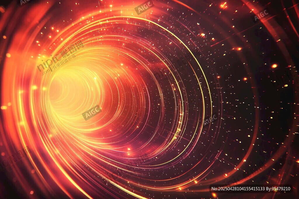 炫彩宇宙旋渦光影特效