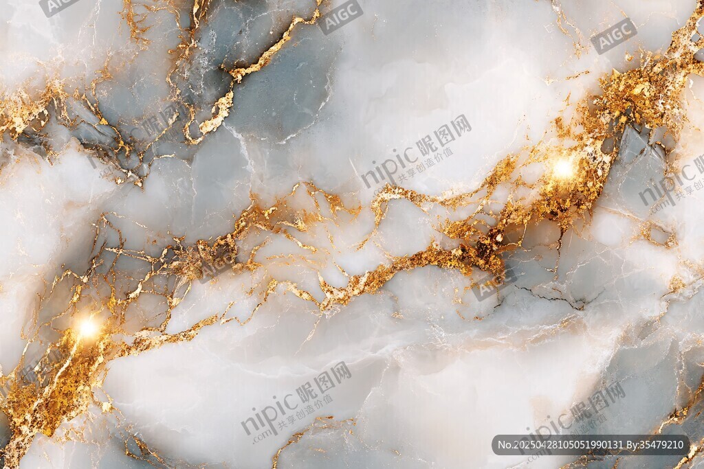 奢華金紋大理石紋理圖案