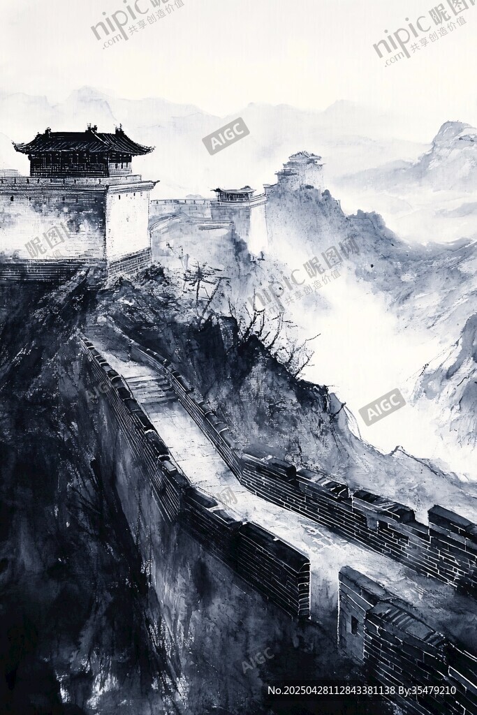 水墨長城 古韻山河繪卷