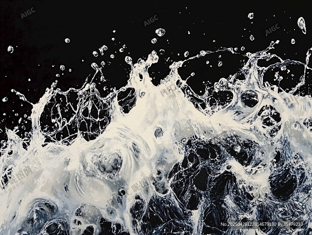 水花飛濺瞬間