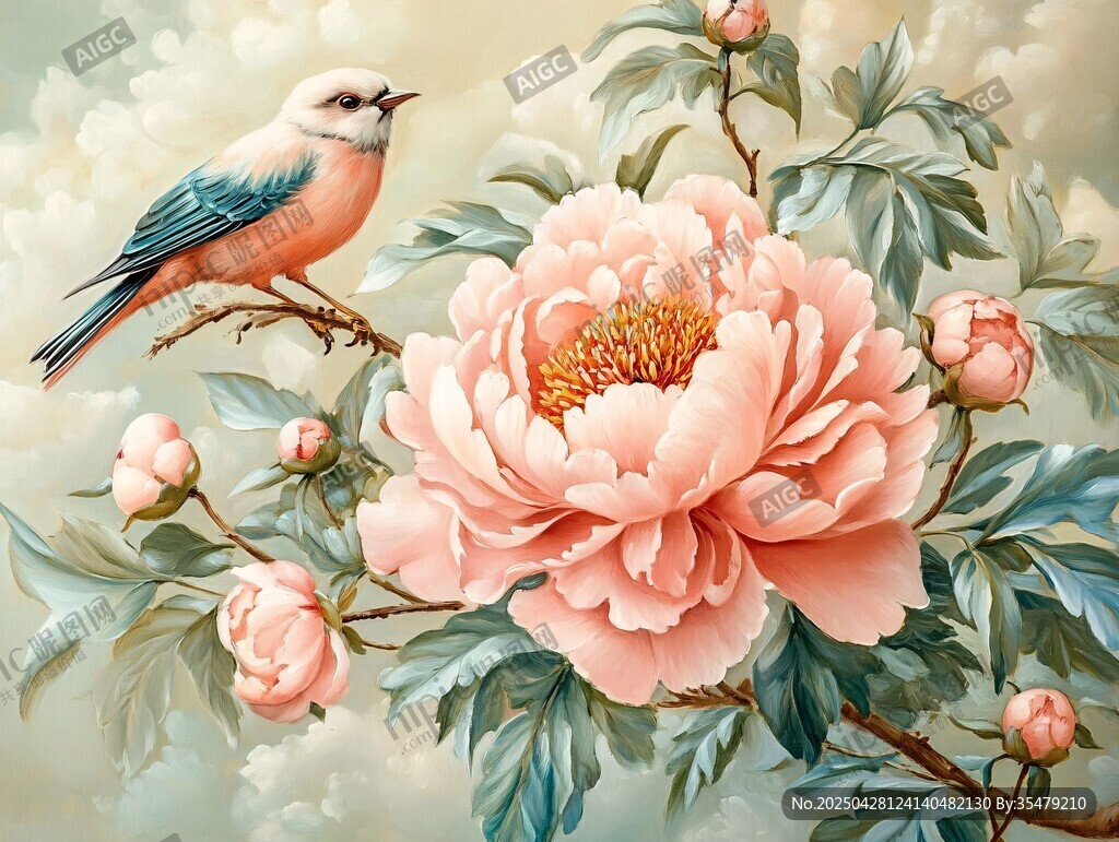 花鳥相依圖