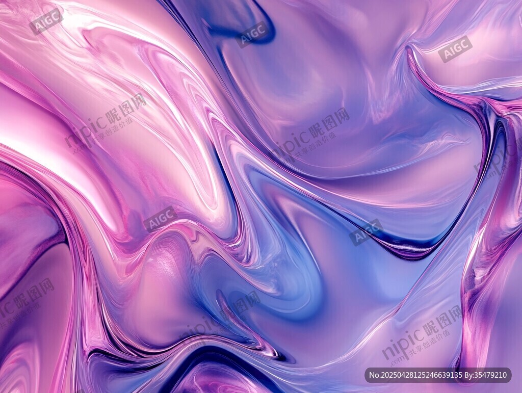 夢幻流體色彩抽象背景圖