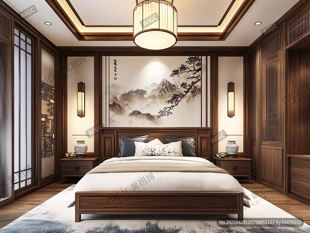 中式典雅卧室 尽显东方韵味 中式典雅卧室 尽显东方韵味