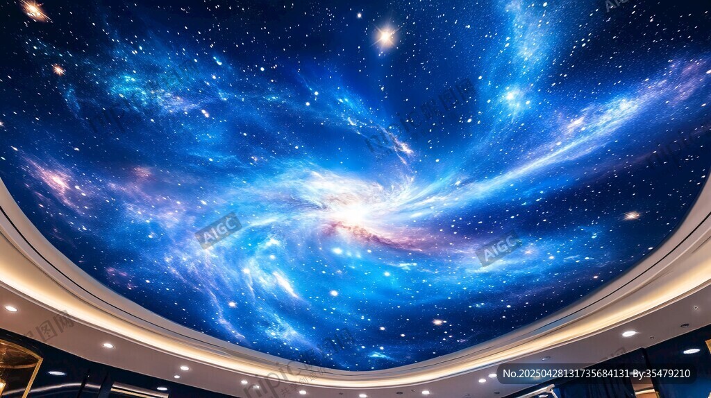 夢幻星空天花板設計展示