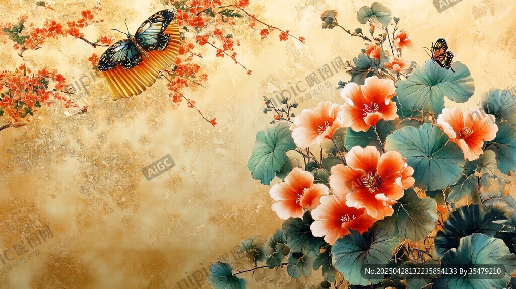 花鳥繪景 中式典雅風(fēng)情