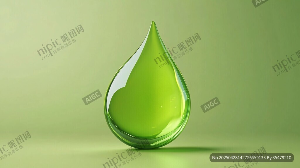 晶瑩綠水滴 清新質(zhì)感呈現(xiàn)