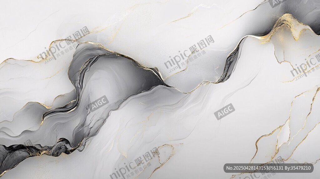 水墨大理石紋理藝術背景
