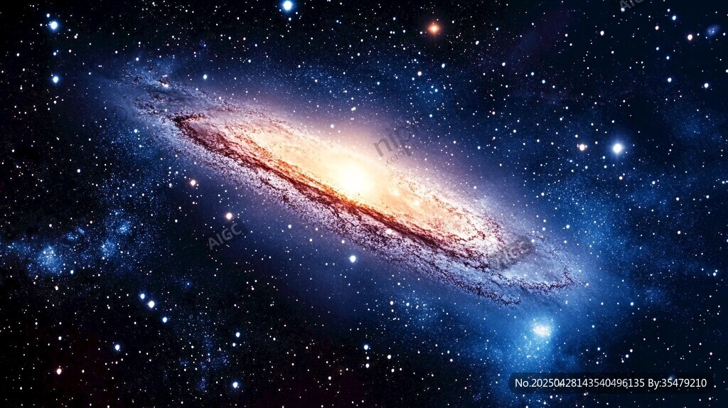 壯麗螺旋星系 璀璨星空