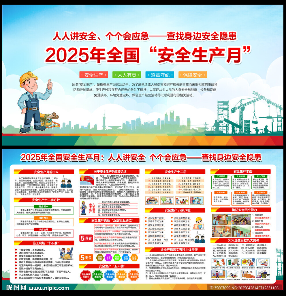 2025安全生產(chǎn)展板