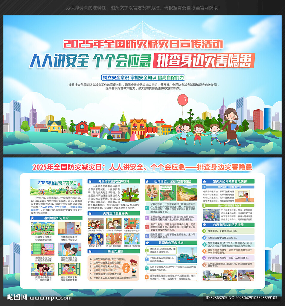 2025年防災(zāi)減災(zāi)展板