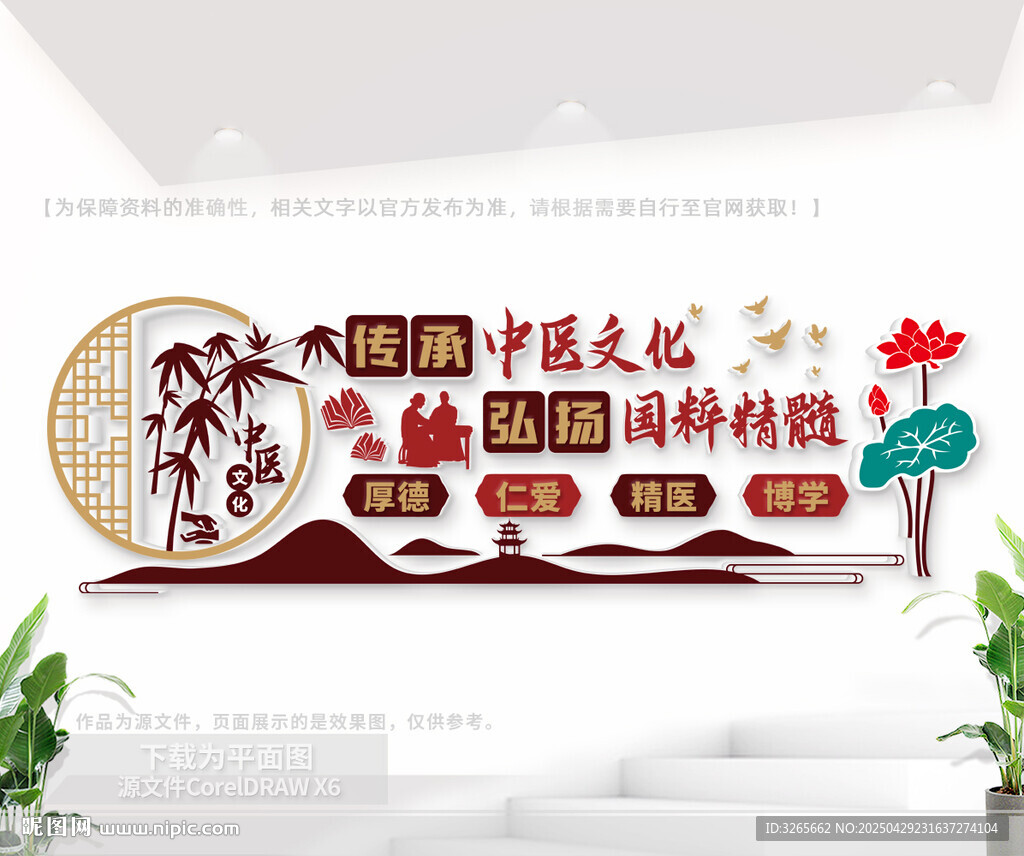 中醫標語文化墻
