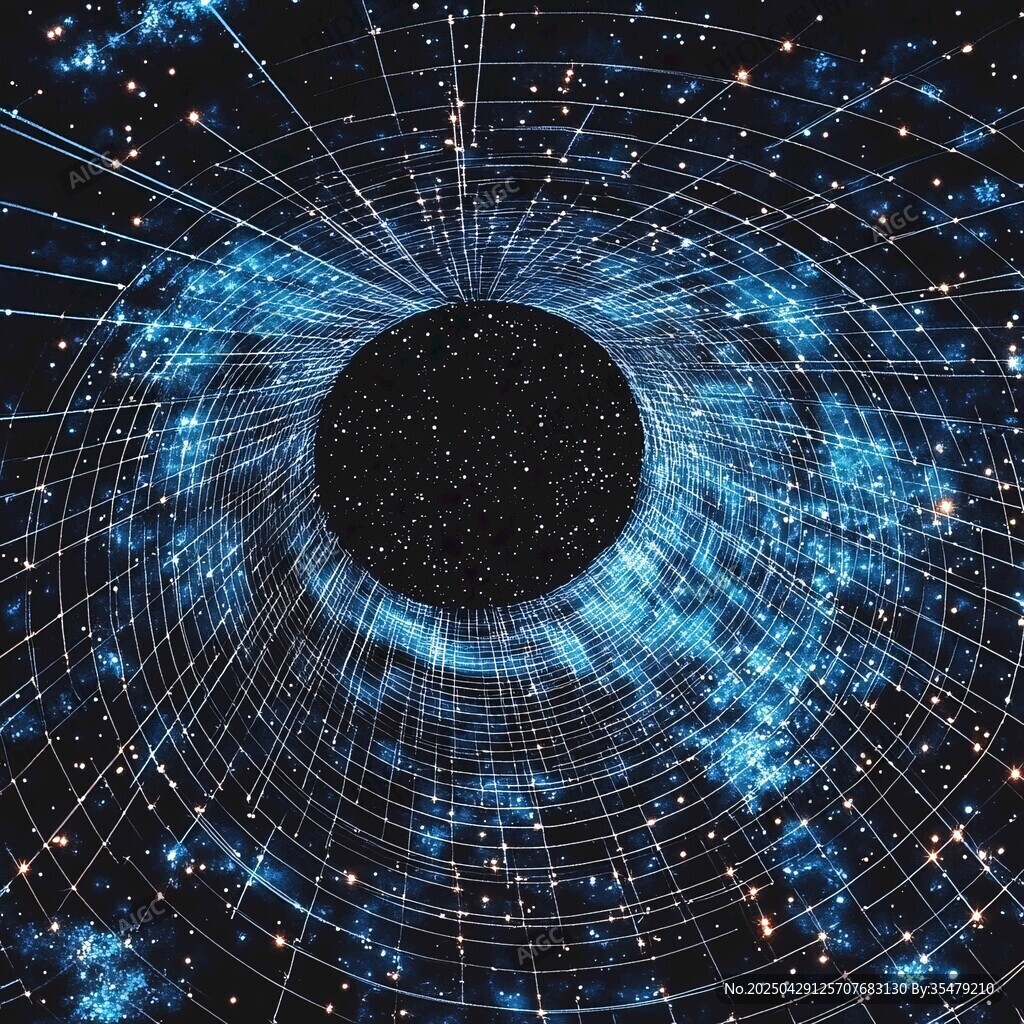 宇宙黑洞科幻風(fēng)格視覺圖