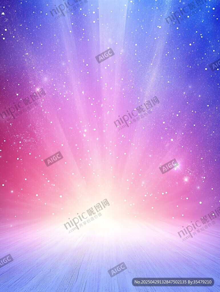 夢幻星空光芒背景圖