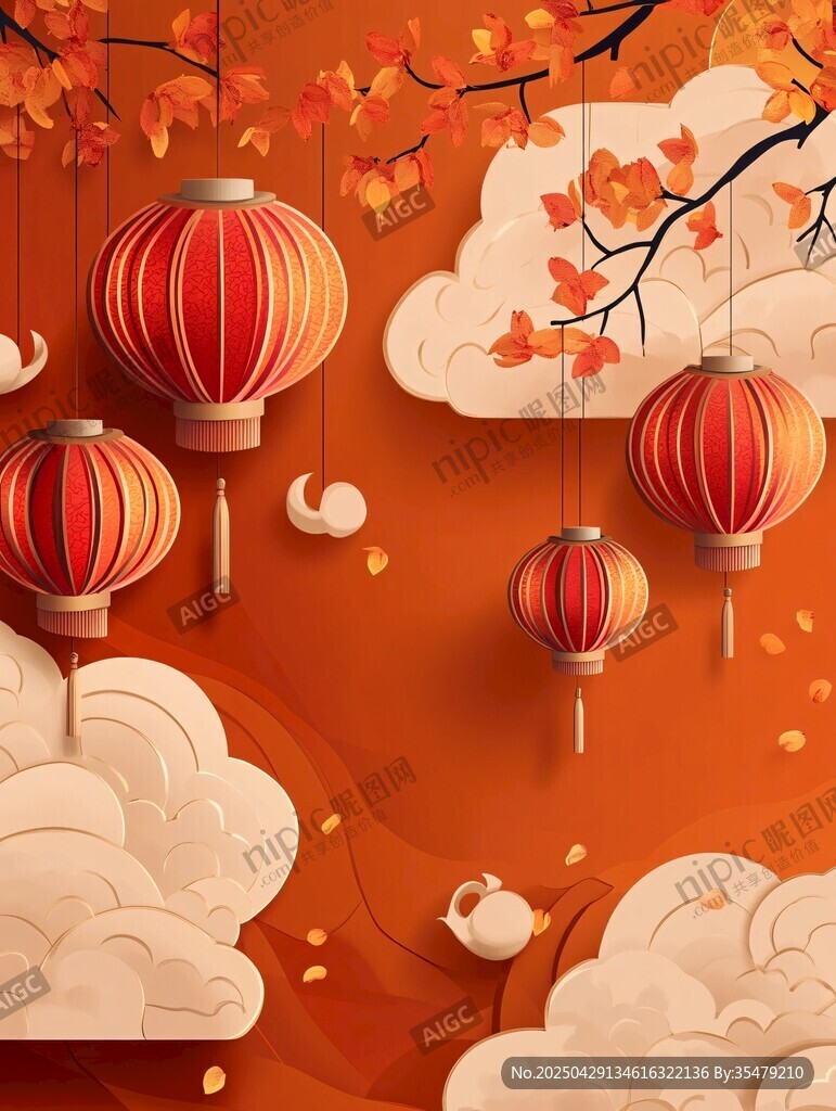 金秋燈籠飄 中式氛圍感