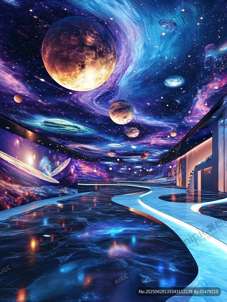 夢幻宇宙走廊奇幻空間