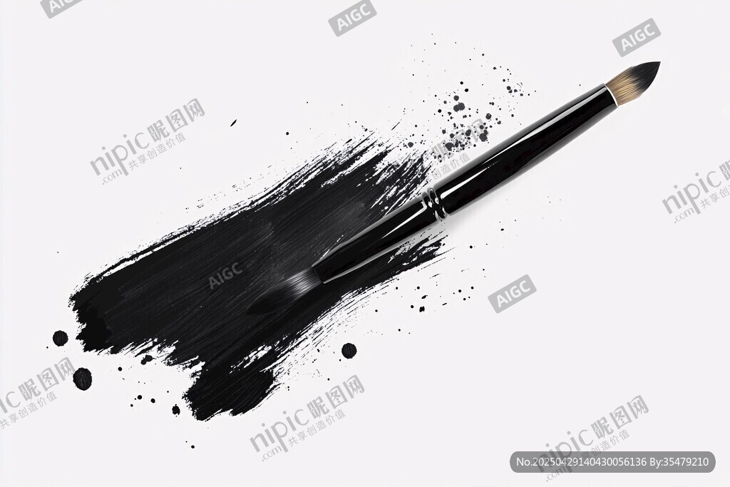毛筆墨痕 藝術(shù)筆觸之美