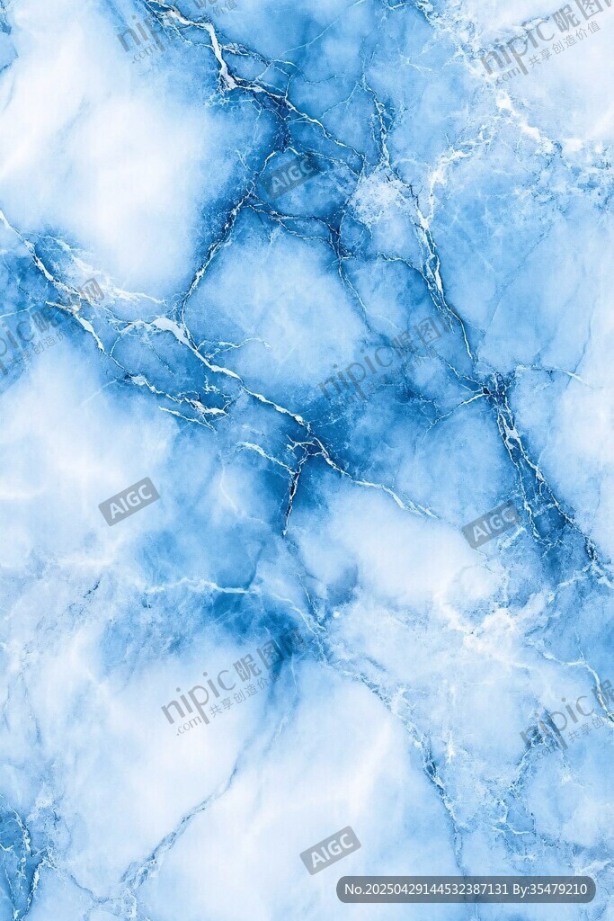 藍(lán)色大理石紋理背景圖