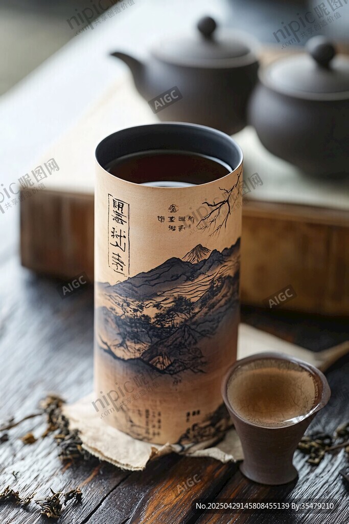 復(fù)古風(fēng)中式茶罐與茶具