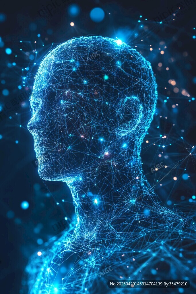 科技感的虛擬數(shù)字人形象