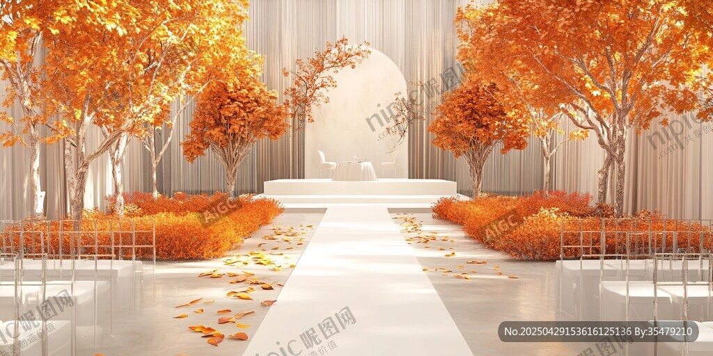 秋日浪漫婚禮儀式場地