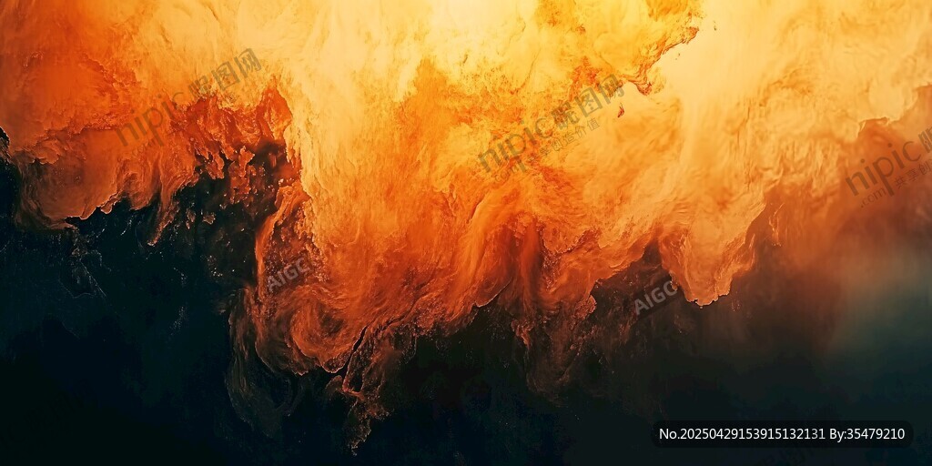 夢(mèng)幻火焰云海壯麗景象