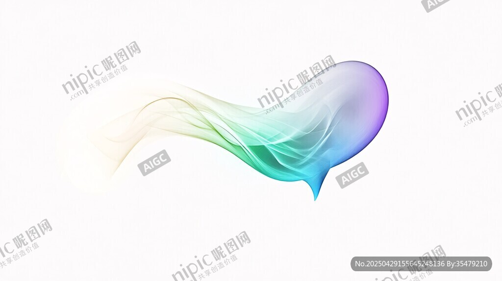 夢(mèng)幻漸變鯨魚形流體圖案