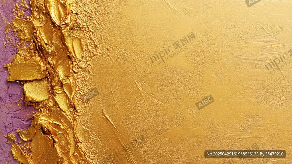 金色與紫色交織的藝術(shù)紋理