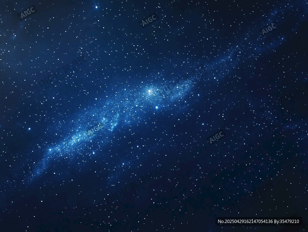 深邃星空下的璀璨星河