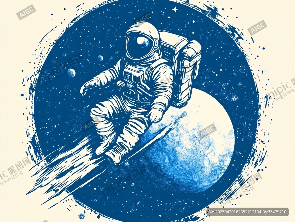 太空漫步的宇航員