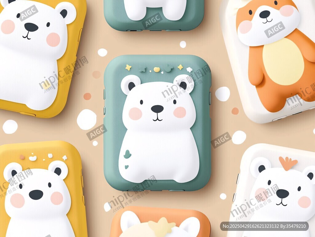 可愛動物造型充電寶