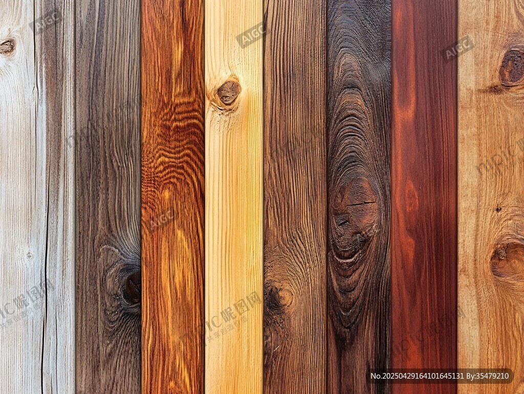 多彩木紋板材紋理展示