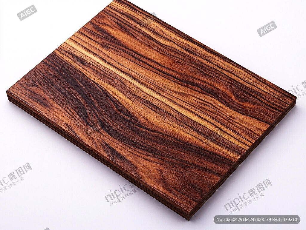 精美木紋實木板材展示
